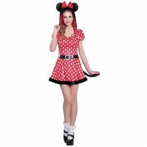 Pretty Mouse Minnie Teen O/S Halloween costume
